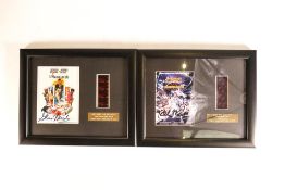 Two limited edition Excalibur Promotions James Bond movie film cells for Live and Let Die and