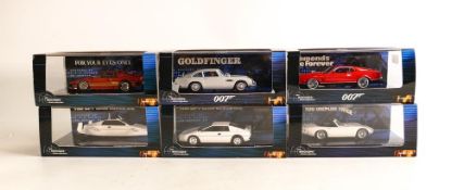 A collection of 6 Minichamps Bond Edition James Bond 007 Boxed Vehicles
