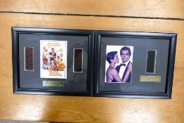Two limited edition Rye by Post James Bond movie film cells for The Man With The Golden Gun and