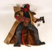 Large Mezoo Toys 2004 Hellboy figure Red, height 41cm