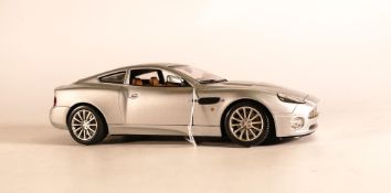Burago Model Aston Martin Vanquish 1/18 scale, side chrome trim missing