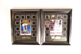 Two limited edition Excalibur Promotions James Bond movie film cells for Fro Russia With Love and