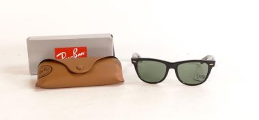 A pair of B&L Ray-Ban sunglasses, model L1724 XXAW, with case