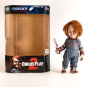 McFarlane Toys 12" figure Chucky from Child Play 2, boxed but with no internals