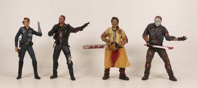 A collection of Mcfarlane Model figures, tallest 18cm