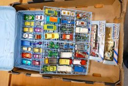 A collection of Vintage Matchbox model cars including Convoy Lorries CY 12 & Cy3 together with