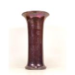 Early William Moorcroft Large Purple Lustre Vase impressed Moorcroft Burslem c.1913