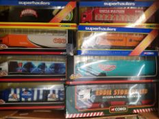 A mixed collection of Corgi Super Haulers & Corgi Wheelz boxed lorries (8)