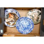 A collection of wall plates to include Royal Grafton Victorian Paintings collection, oriental