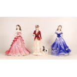 Three Lady Figures to include Coalport Ruby Anniversary and Ladies of Fashion Annabelle together