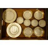 Four Minton Buckingham pattern Cups & Saucer together with similar Felicity patterned side plates