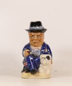 Kevin Francis Toby Jug Little Winston, limited edition , height 17cm