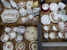 A mixed collection of ceramic items to include Royal Albert Lady Hamilton Tea Cups, Adderley