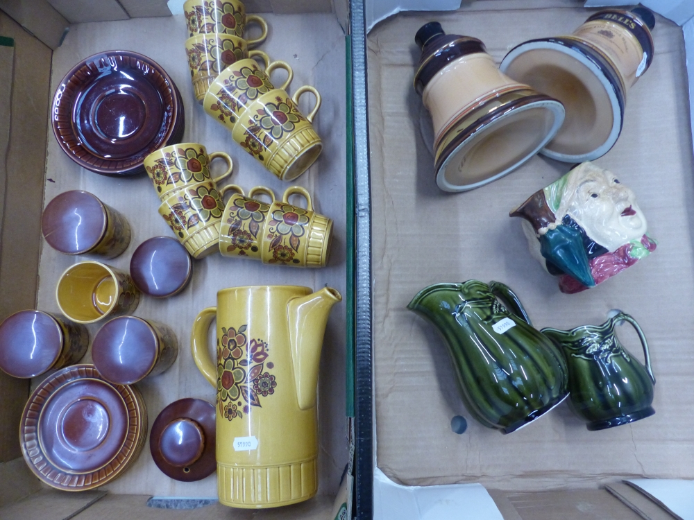 A mixed collection of ceramic items to include Pallassy 1970s Coffee set in the sierra pattern - Image 2 of 2