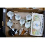 A mixed collection of items to include Disney mugs, Wedgwood Peter Rabbit nursery set, Wade panda