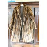 Vintage Ladies Fur Coat, approx size 12
