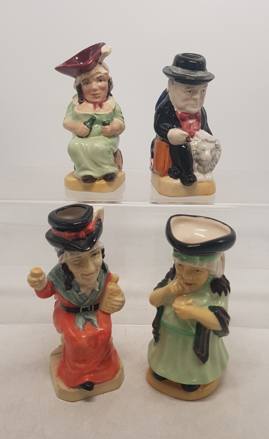 A Group of Four Kevin Francis Miniature Character Jugs to include Mini Churchill Lion, Guild Issue