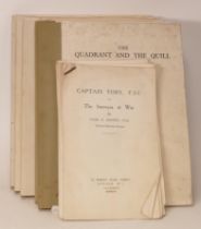KENNEY, Cyril Ernest. Four examples of The Quadrant And The Quill. Three published London 1947 cloth