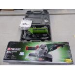 Exakt Saw EC310-N together with Parkside Angle Grinder PWS230A1 (2)