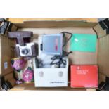 A mixed Collection of items to include Illord Sportster Film Camera, Felitorr slide projector,