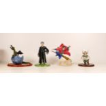 Four Royal Doulton Harry Potter Figurines to include The Birth of Norbert HPFIG17, Harry Potter