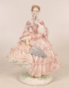 Royal Worcester For Compton Woodhouse Figure 1855 The Crinoline, limited edition