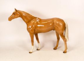 Beswick Large Palomino Racehorse 1564 (a/f)