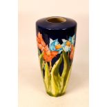 Lise B Moorcroft vase decorated with stylised tulips. Unmarked to base, height 21.5cm