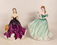 Royal Doulton Pretty Lady figures Special Gift & In My Heart(2)