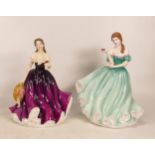 Royal Doulton Pretty Lady figures Special Gift & In My Heart(2)