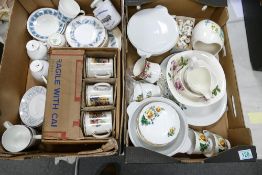 A mixed collection of items to include Royal Doulton, Wedgwood, Royal Victoria & similar tea ware,