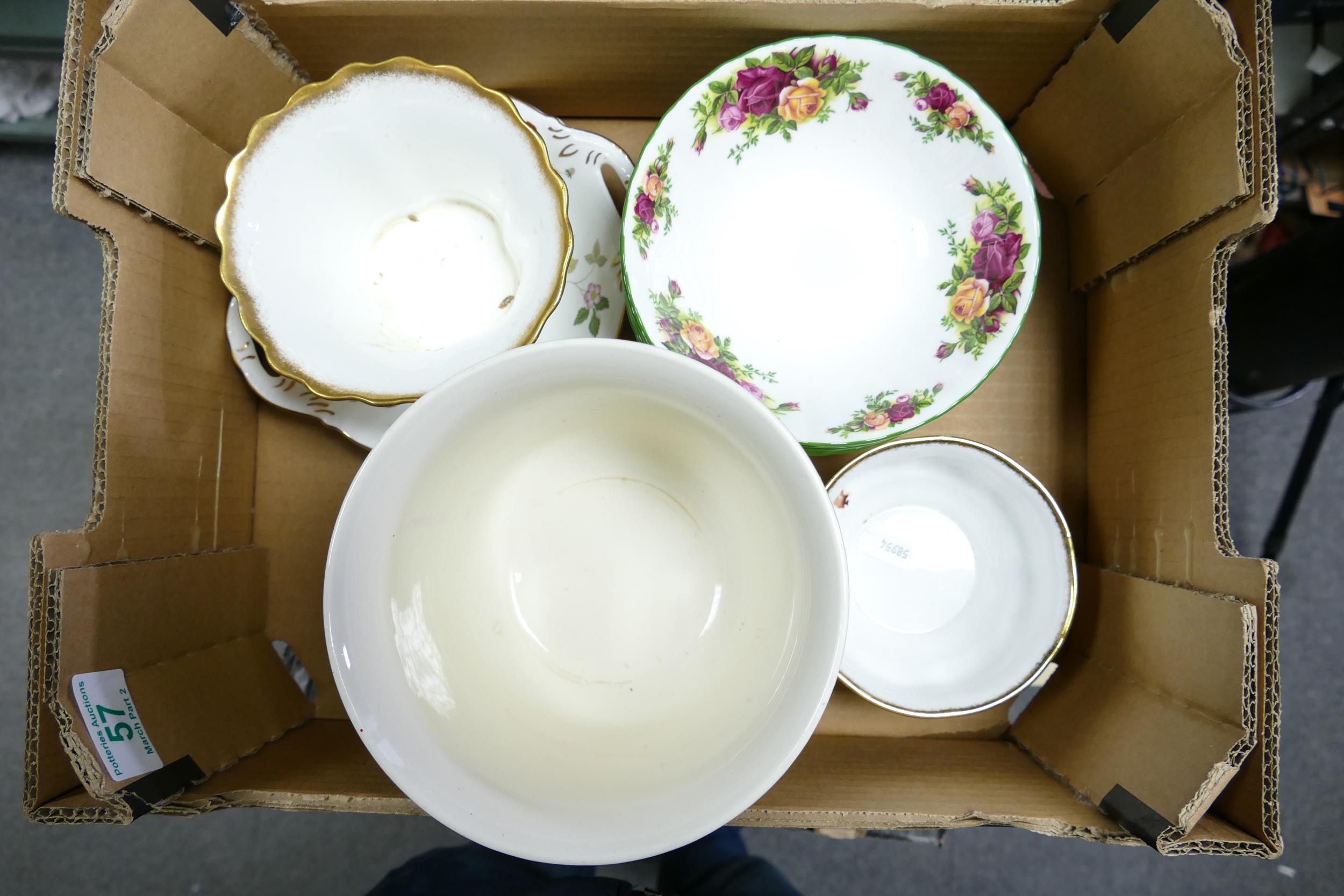 A mixed collection of items to include 6 x Royal Albert Old Country Rose Pattern fruit bowls, - Image 2 of 2