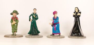 Four Royal Doulton Harry Potter Figurines to include Professor Sprout HPFIG21, Professor