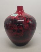 Royal Doulton Flambe Woodcut 1616 Vase (with slight scuff to body),height 23.5cm