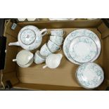 Royal Chelsea Thistledown patterned part tea set