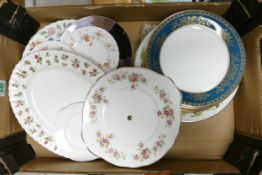 A Mixed Collection of Ceramic Plates to Inlcude Minton Haddon Hall, Royal Doulton Earlswood, Royal