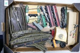 A collection of Hornby Dublo model railway items to include Duchess of Montrose steam engine,