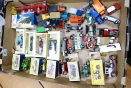 A collection of Playworn & Boxed Matchbox Corgi & similar model Toy cars including Models of