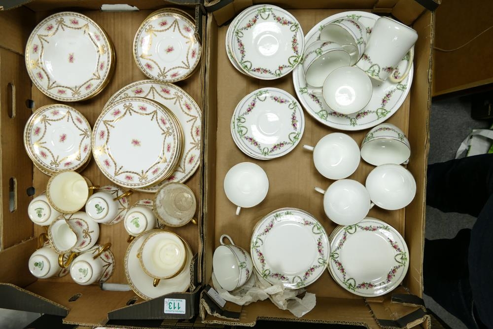 A large collection of Sutherland & Paragon Floral Decorated tea ware, (damages noted in both