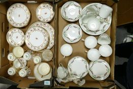 A large collection of Sutherland & Paragon Floral Decorated tea ware, (damages noted in both