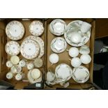 A large collection of Sutherland & Paragon Floral Decorated tea ware, (damages noted in both