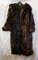 Vintage Fur ladies three quarter jacket. Approx size 12