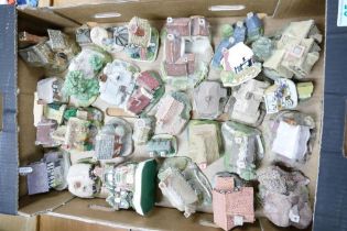 A collection of Lilliput Lane & Similar Plaster Houses & Cottages