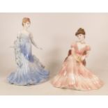 Coalport Lady Figures Thoughts of You (limited edition) & Debbie(2)