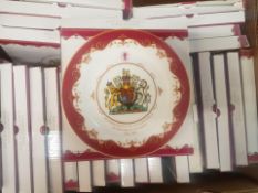 A collection of New Boxed Royal Commemorative Diamond Jubilee Wall Plates (27)
