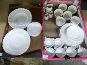 A Large Collection of Steelite International Dinnerware (2 Trays)