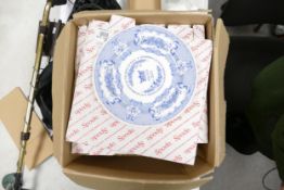 A collection of New Boxed Royal Commemorative Spode Plates to commemorate The Birth of HRH Prince