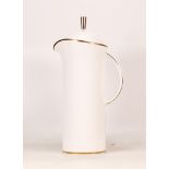Boxed Wedgwood Gold Line Cafetiere , height 32cm