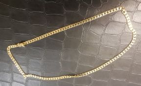 An 18ct gold chain, 47.4g.