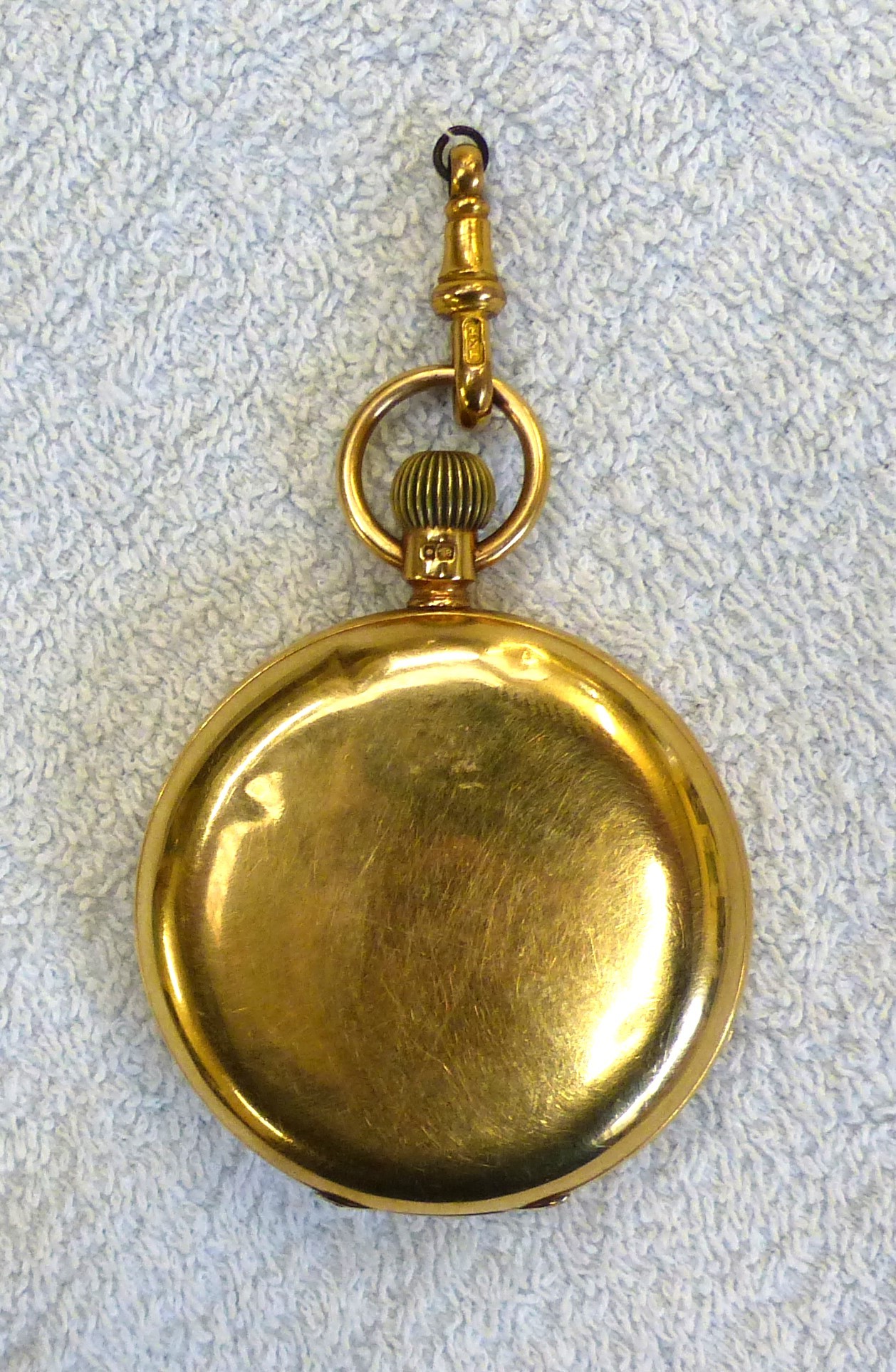 18ct gold cased 'Pidduck & Sons Hanley' full hunter pocket watch, hallmarked for Chester 1953, - Image 2 of 7